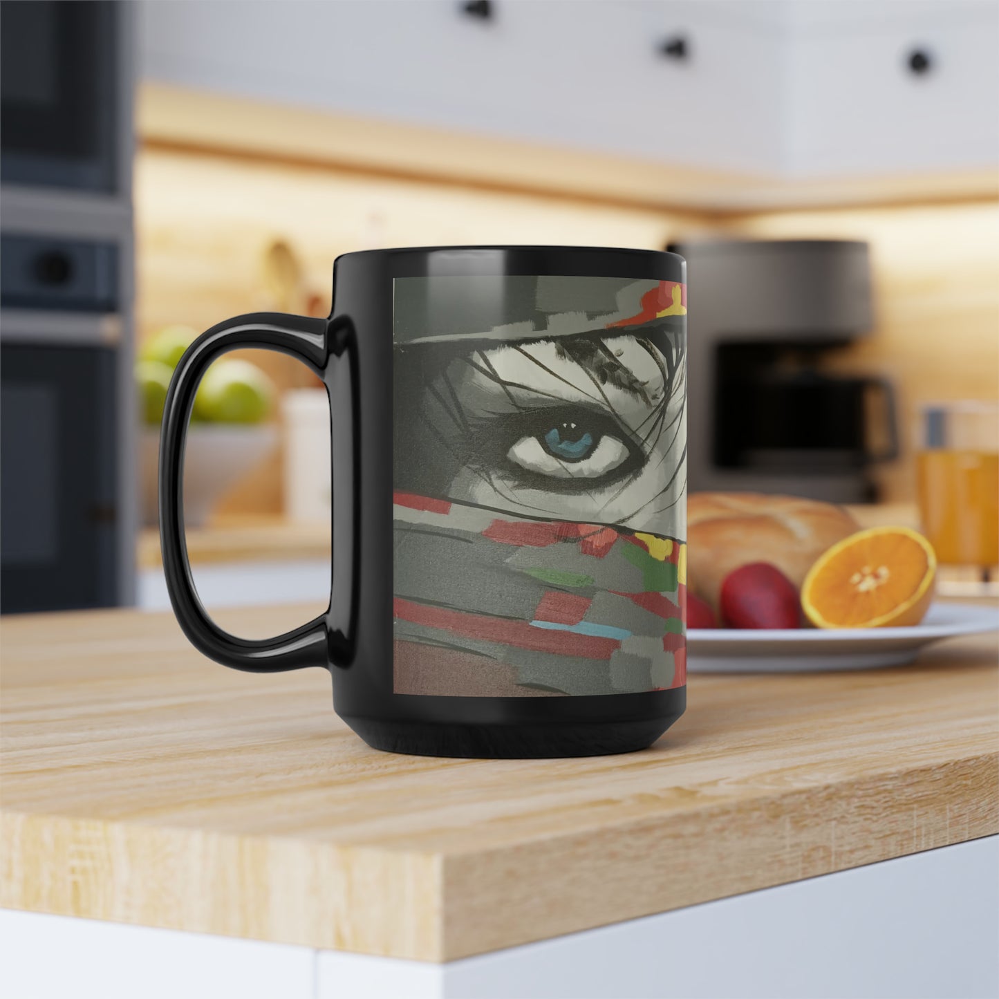 Black Mug, 15oz