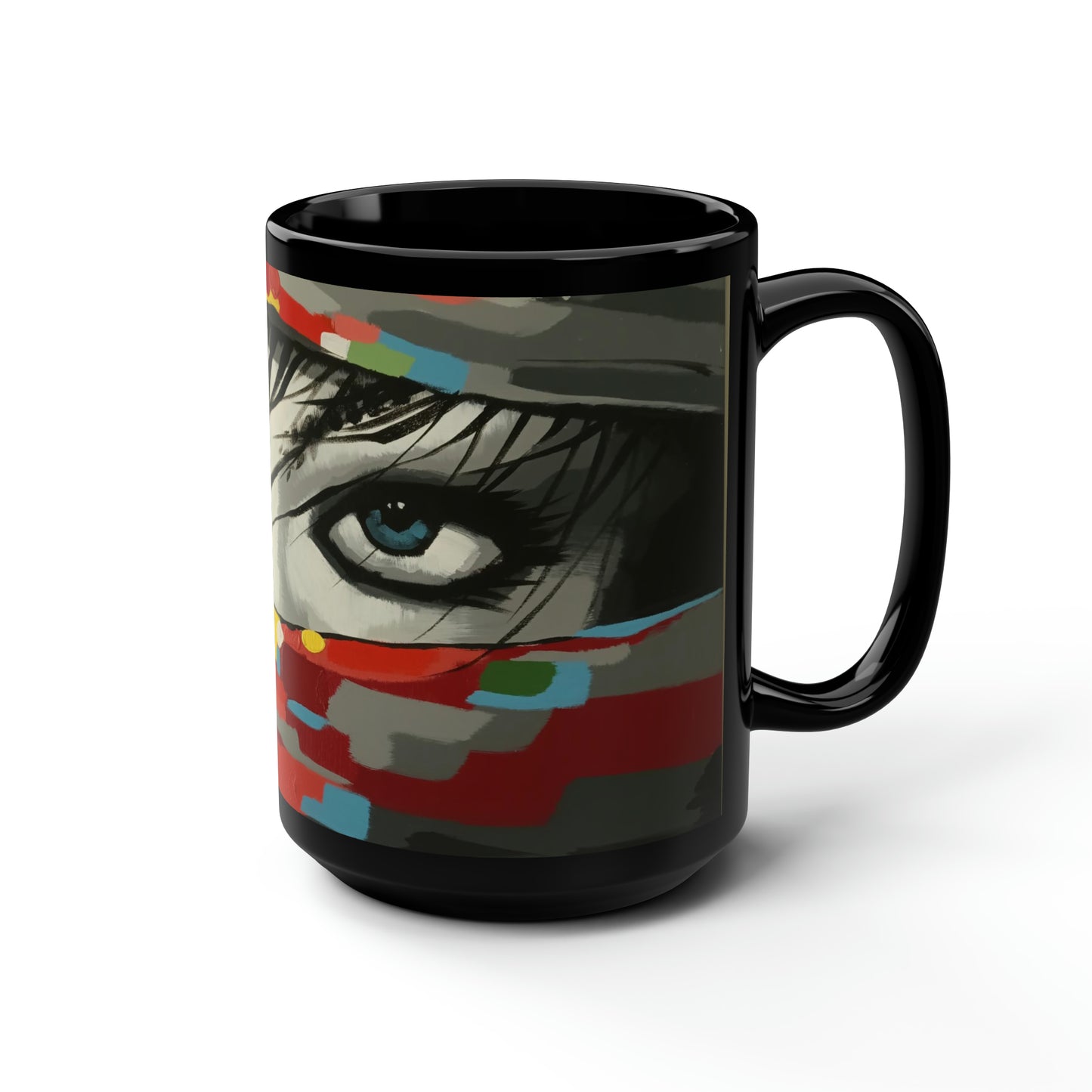 Black Mug, 15oz